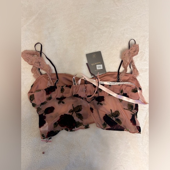 House of CB GRACIELA
DUSTY PINK DEVORE TOP - Picture 8 of 9